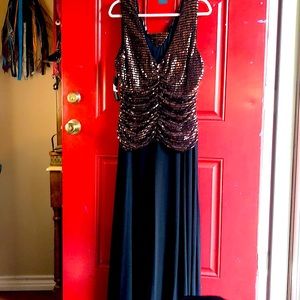 Brand new dress, black and sparkly